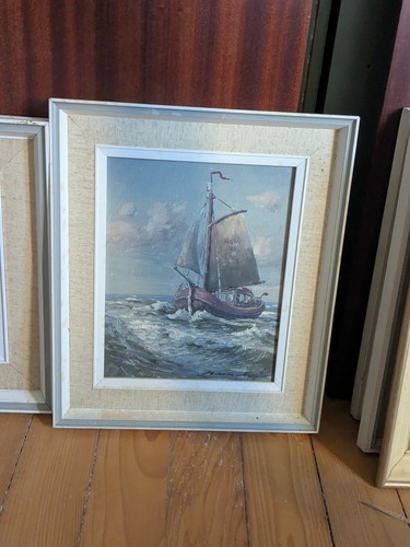 ölgemalde segelschiff auf - Ölgemalde,