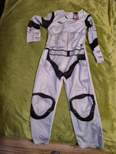 Starwars Stormtrooper Overall Kinder Faschingskostüm Karneval weiß 5-6 Jahre 122