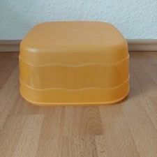 Tupperware Junge Welle Kuchenschatz Deckel orange Tortenbehälter