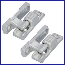 2x Scharnier Set für Alu Bordwandprofile Bordwandscharnier Bordwand PKW Anhänger