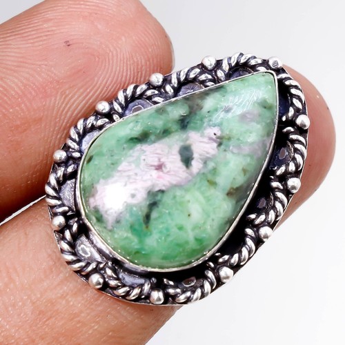 Rubin zoisit edelstein ring - rubin,