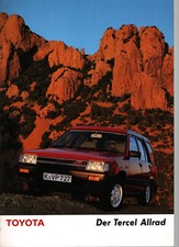 Prospekt Toyota Tercel Allrad von 2. 1985