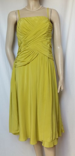 Seidenkleid gold gelb - seidenkleid,