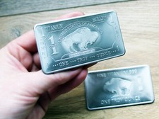 1 OZ TITANBARREN BÜFFEL Unze