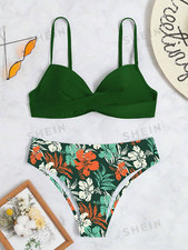 S BIS XL❤ Tropisch Bikini