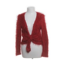 Wickeljacke, Größe: S, Rot, Acryl/Polyamid/Wolle, Einfarbig, Grobstrick #gEM