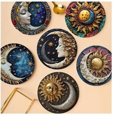 6 im Set Untersetzer Holz