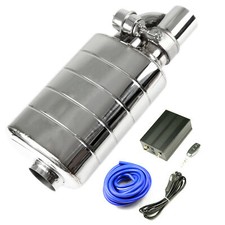 Universal Edelstahl Bypass Klappenauspuff 2.5" inkl. Unterdruckpumpe / Remote