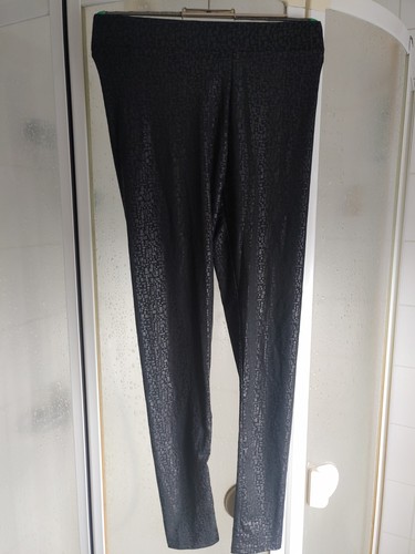 Glanz leggings schwarz - leggings,