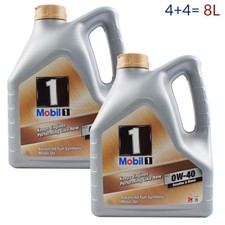 Mobil 1 FS 0W-40 8L = 4L + 4L
