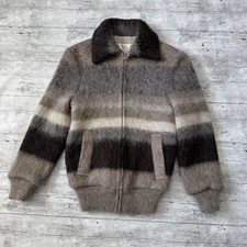 Vintage Alafoss Ice Wool Strick Jacke Cardigan Icelandic Chunky Scandi Fleece S