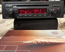 Org. Audi Concert Autoradio CD + Code 8E0057186 + Anleitung Funktionsfähig