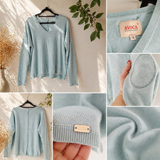 Avoca damenpullover hellblau - avoca,