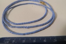 Alte kleine Glasperlen blau