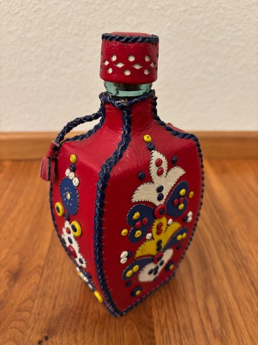 Bunte retro flasche mit - retro,