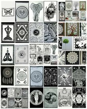 Schwarz & Weiß Wandbehang