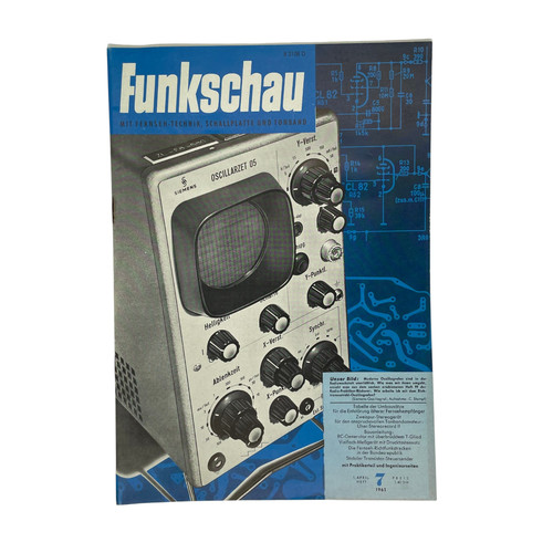 Funkschau heft zeitschrift - zeitschrift, /
