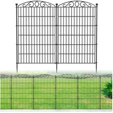 Dekorativer Metall-Gartenzaun