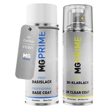 Autolack 2K Spraydosen Set für Cadillac 57CB21 Lake Placid Blue Metallic