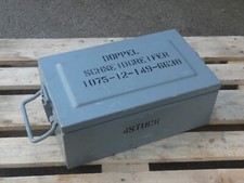 1x Alukiste Transportkiste  52x29x21  Alubox Inneneinsatz Marine Bundeswehr MB4A