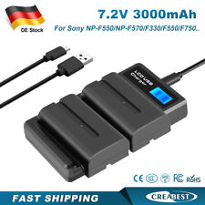 2x NP-F550 Akku+ Ladegerät