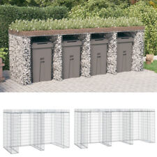 Gabionenwand Mülltonnenbox