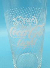 1x Coca Cola Light Glas 0,2 l Gemustert