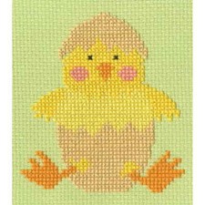 Bothy Threads Kreuzstich Stickpackung "Ostern – Küken", Zählmuster, SKIP7, 15x17