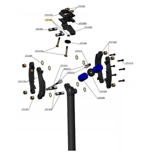 Cane creek sattelklemmung - cane,