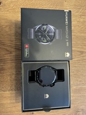 Smartwatch Huawei Watch GT 3 46 mm Edelstahlgehäuse mit Sportarmband - Schwarz