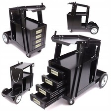 Mobiler Werkstattwagen Schweißerwagen Schweißwagen mit 4 Schubladen 75kg