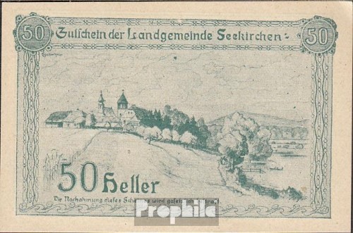 Banknoten seekirchen 1920 - banknoten,