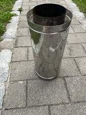 Edelstahlschornstein Kaminrohr doppelwandig DW 150 Längenelement 50cm Kamin Rohr