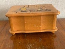 antiker Holz Tresor Holzkasten