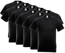 5er/10er FRUIT OF THE LOOM V-NECK T SHIRT M L XL XXL 3XL V-AUSSCHNITT T SHIRTS