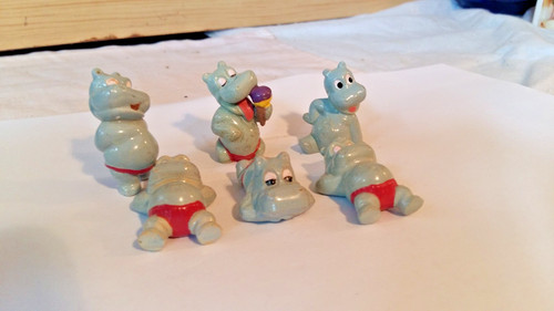 Plastikfiguren happy hippo - 6,
