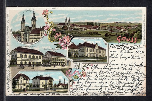 Farb litho fürstenzell im - fürstenzell,