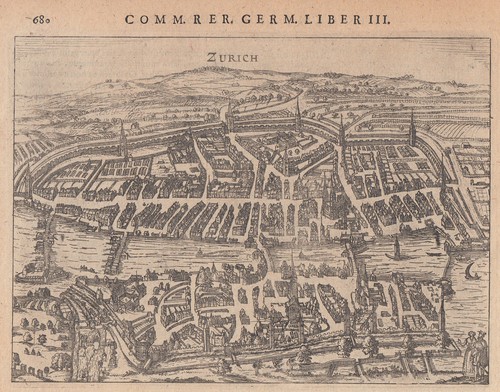 Zürich original kupferstich - zürich,
