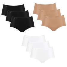 Sloggi Damen Slip Midi, 3er