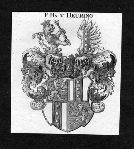 1820 deuring wappen - -, adel