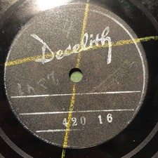 RUNDFUNK Zeitgeschehen  Grüße Decelith ORIGINALPLATTE Tondokumente