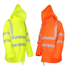 Regenjacke Regenmantel PU-Stretch Warnschutzjacke Winterjacke Warnjacke  S-XXXXL