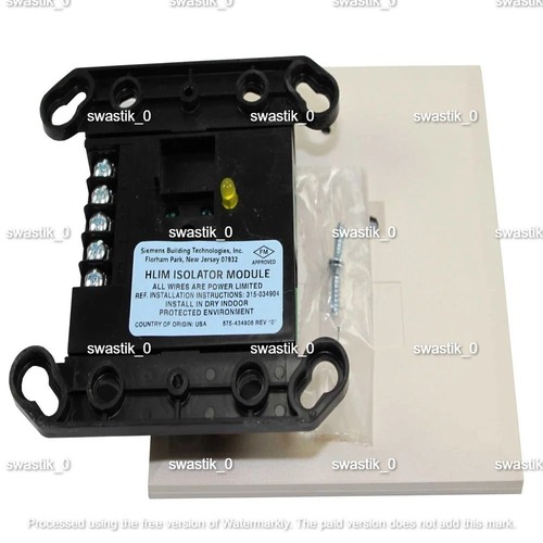 Siemens hlim loop - loop, isolator