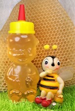 (26€/kg) Berliner Honigbär, Bienenhonig Bär aus Berlin, Honig Souvenir 250g 