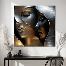 Leinwand Bild Frau Gesicht