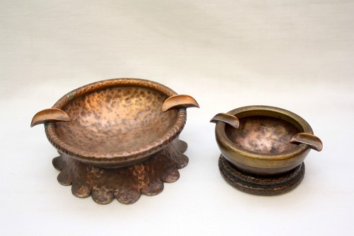 Antike bronze aschenbecher - antike,