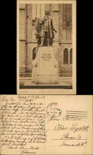 Ansichtskarte Leipzig Bach-Denkmal 1923