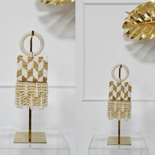 Rechteckige Abendtasche aus