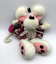 Diddl Plüsch Maus Märchenprinz Kostüm Pink Barock Rarität Sammler ca. 30cm