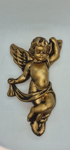 Vintage engel wanddeko gold - vintage,